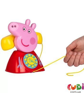 Іграшка-каталка на мотузочці Peppa &ndash; телефон Пеппи, комбінований