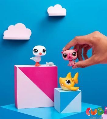 Игровой набор LITTLEST PET SHOP &ndash; НАСТРОЕНИЕ ОСТРОВА (3 фигурки, аксесс.), комбинированый