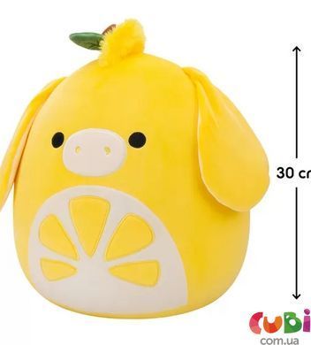 М'яка іграшка SQUISHMALLOWS &ndash; ВІСЛЮЧОК-ЛИМОНЧИК КЛЕМЕНТ (30 см), комбінований