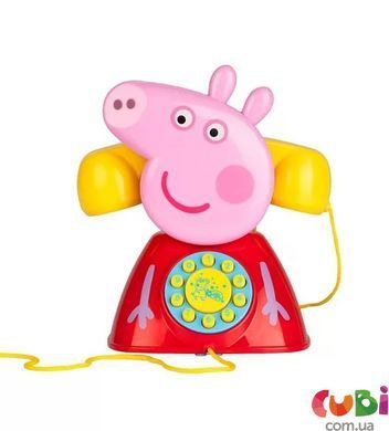 Іграшка-каталка на мотузочці Peppa &ndash; телефон Пеппи, комбінований