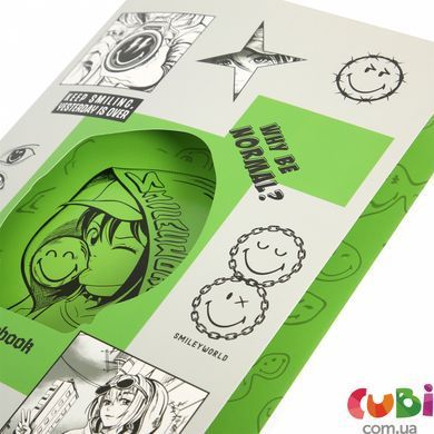 Тетрадь Yes А4/60 л. с вырубкой "Smiley World. Anime", клетка (682024)