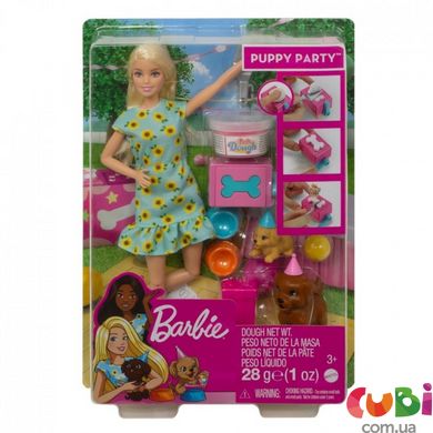 Игровой набор Вечеринка щенков Barbie (GXV75)