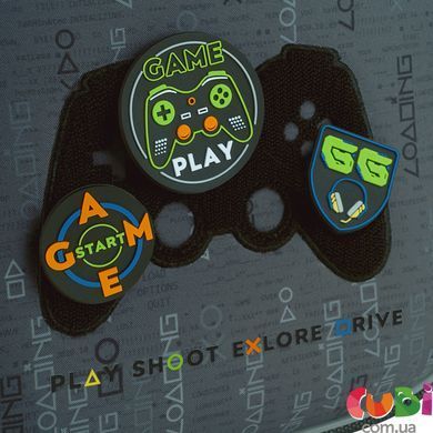 Рюкзак Kite Education каркасний 555 Good Game (K26-555S-5), сірий