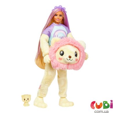 Лялька Barbie Cutie Reveal серії М'які та пухнасті – левеня, HKR06
