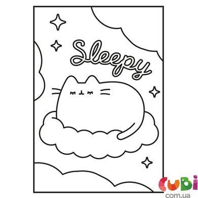 Розмальовка А4 Yes Pusheen з наліпками та завданнями 12 сторінок