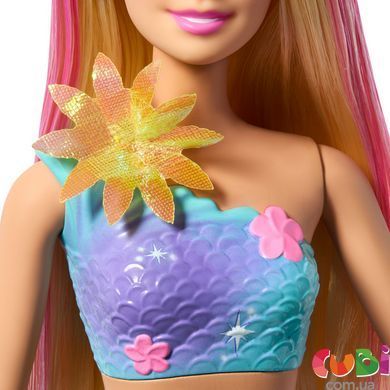 Лялька-русалонька Квіткова магія серії Фантастичний світ Barbie &mdash; блондинка (JDM72)