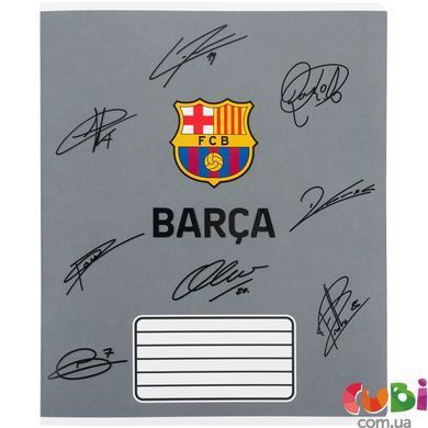 Зошит шкільний Kite FC Barcelona (BC26-236), 18 аркушів, клітинка