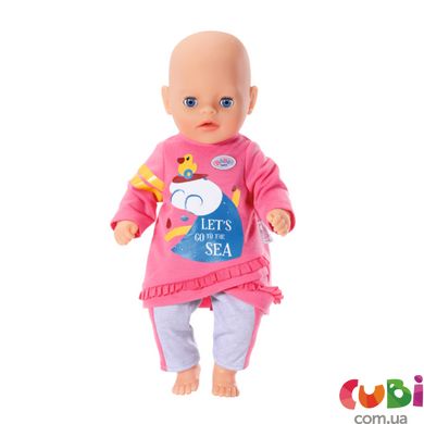 Одяг для ляльки BABY BORN – РОЖЕВИЙ КОСТЮМЧИК (36 cm)