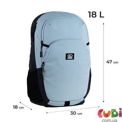 Рюкзак GoPack Education Teens 185, Блакитний, комбінований