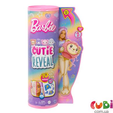 Лялька Barbie Cutie Reveal серії М'які та пухнасті – левеня, HKR06