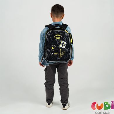 Рюкзак шкільний каркасний Kite Education DC Batman DC25-555S, комбінований