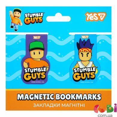 Закладки магнитные Yes "Stumble Guys", 2шт (708746)