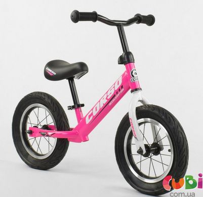 Дитячий велобіг CORSO 12" Рожевий (63908)
