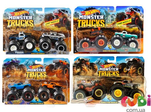 Набор из 2 машинок-внедорожников Hot Wheels Monster Trucks (FYJ64)