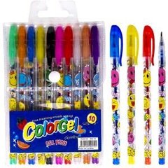 Набір ручок ароматизованих гелевих 10 кольорів (805-10)