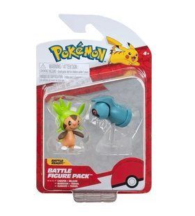 Набір ігрових фігурок POKEMON W16 - ЧЕСПІН та БЕЛДУМ, комбінований