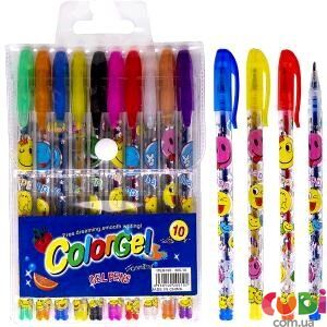 Набір ручок ароматизованих гелевих 10 кольорів (805-10)