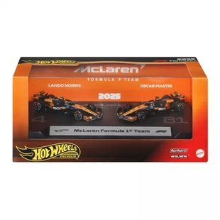 Набір з 2-х колекційних болідів McLaren Lando Norris та Oscar Piastri Formula 1 Hot Wheels (JMM91)
