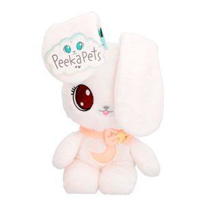 М&rsquo;яка іграшка PEEKAPETS &ndash; БІЛИЙ КРОЛИК