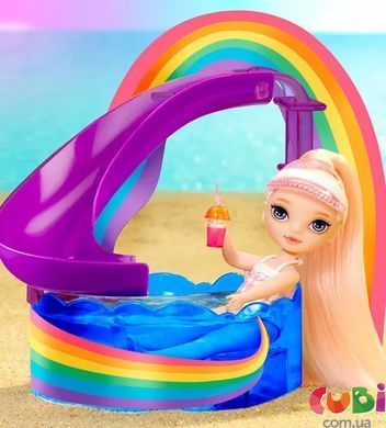 Ігровий набір з лялькою RAINBOW HIGH серії "Littles" &ndash; ВЕСЕЛКОВЕ СВЯТО В БАСЕЙНІ (з аксес.), комбінований