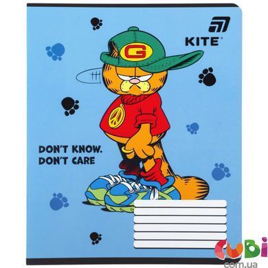 Зошит шкільний Kite Garfield (GF26-232-4), 12 аркушів, клітинка