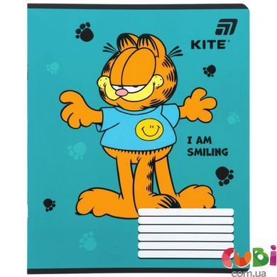 Зошит шкільний Kite Garfield (GF26-232-4), 12 аркушів, клітинка