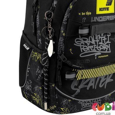 Рюкзак Kite Education teens 727M-4 (K26-727M-4), чорний, принт
