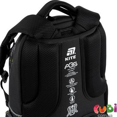 Рюкзак Kite Education teens 727M-4 (K26-727M-4), чорний, принт