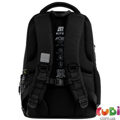 Рюкзак Kite Education teens 727M-4 (K26-727M-4), чорний, принт