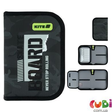 Набір рюкзак + пенал + сумка для взуття Kite 531 SK8 Board (SET_K26-531M-2), Чорний