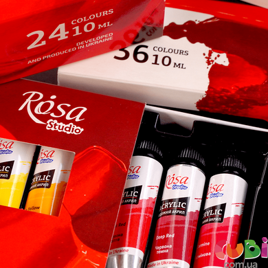 Набір акрилових фарб 36х10мл ROSA Studio