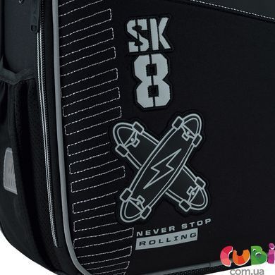 Рюкзак Kite Education каркасний 555 Skate (K26-555S-7), Чорний
