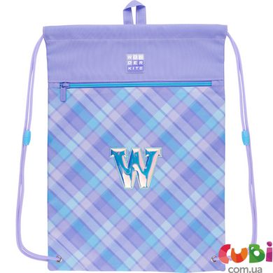 Набір рюкзак + пенал + сумка для взуття WK 724 W check, Фіолетовий