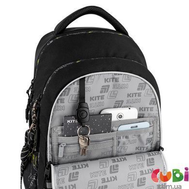 Рюкзак Kite Education teens 727M-4 (K26-727M-4), чорний, принт