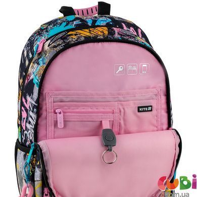 Школьный рюкзак Kite Education "Уличное Искусство" K25-585M-3, комбинированый