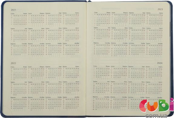 Щоденник датований 2022 VELOUR, A5, червоний, штучна шкіра (BM.2134-05)