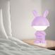 Светильник-ночник с аккумулятором LED "Сонный Кролик" Kite Dreamy Bunny K25-315-1-5, фиолетовый
