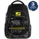 Рюкзак Kite Education teens 727M-4 (K26-727M-4), чорний, принт