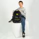 Рюкзак Kite Education teens 727M-4 (K26-727M-4), чорний, принт