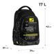Рюкзак Kite Education teens 727M-4 (K26-727M-4), чорний, принт