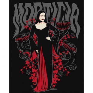 Картина по номерам SANTI Wednesday. Morticia Addams, 40 50 см. 954423