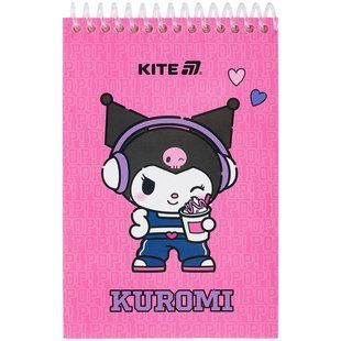 Блокнот на спирали Kite Kuromi HK25-196-2, A6, 48 листов, без линий