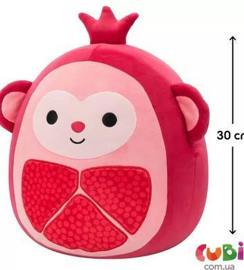 М'яка іграшка SQUISHMALLOWS &ndash; МАВПОЧКА-ГРАНАТ КАРДОНА (30 см), комбінований