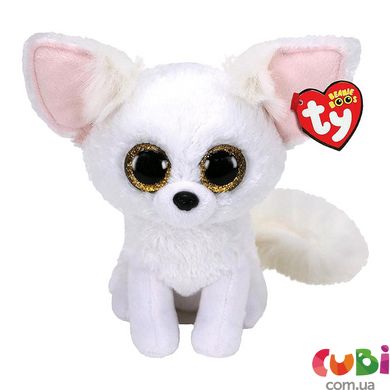 Дитяча іграшка м’яконабивна TY Beanie Boo's 36225 Біла лисиця "FENNEC" 15см