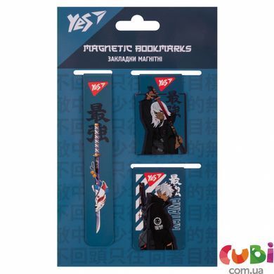 Закладки магнитные Yes "Anime", 3 шт (708359)