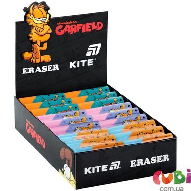 Гумка кольорова Kite Garfield (GF26-1269), асорті