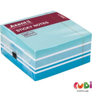2327-70-A Блок бумаги с клейким шаром75x75мм, 400арк, паст.ас.блак. куб.
