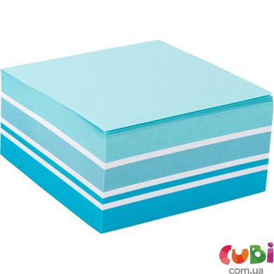 2327-70-A Блок бумаги с клейким шаром75x75мм, 400арк, паст.ас.блак. куб.