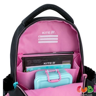 Набір рюкзак + пенал +сумка для взуття Kite 724 Pretty Kitty (SET_K26-724S-1), Чорний