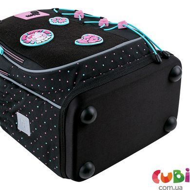 Набір рюкзак + пенал +сумка для взуття Kite 724 Pretty Kitty (SET_K26-724S-1), Чорний
